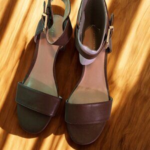 Liz Claiborne Brown Ankle-Strap Sandals – Women’s Size 8.5